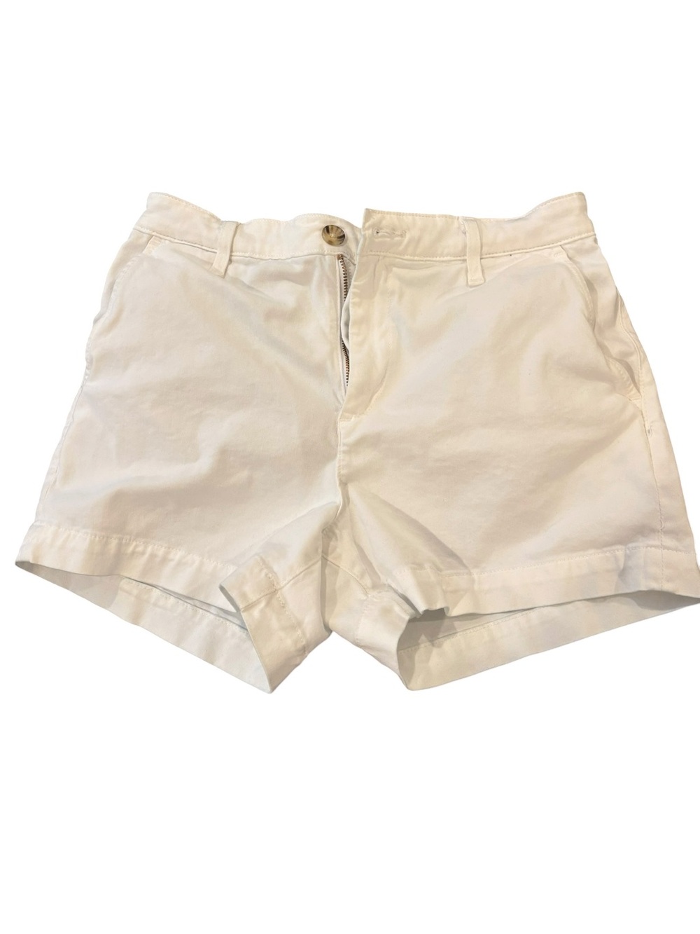 Ag Adriano Goldschmied White Cotton Shorts Women’s Size 27